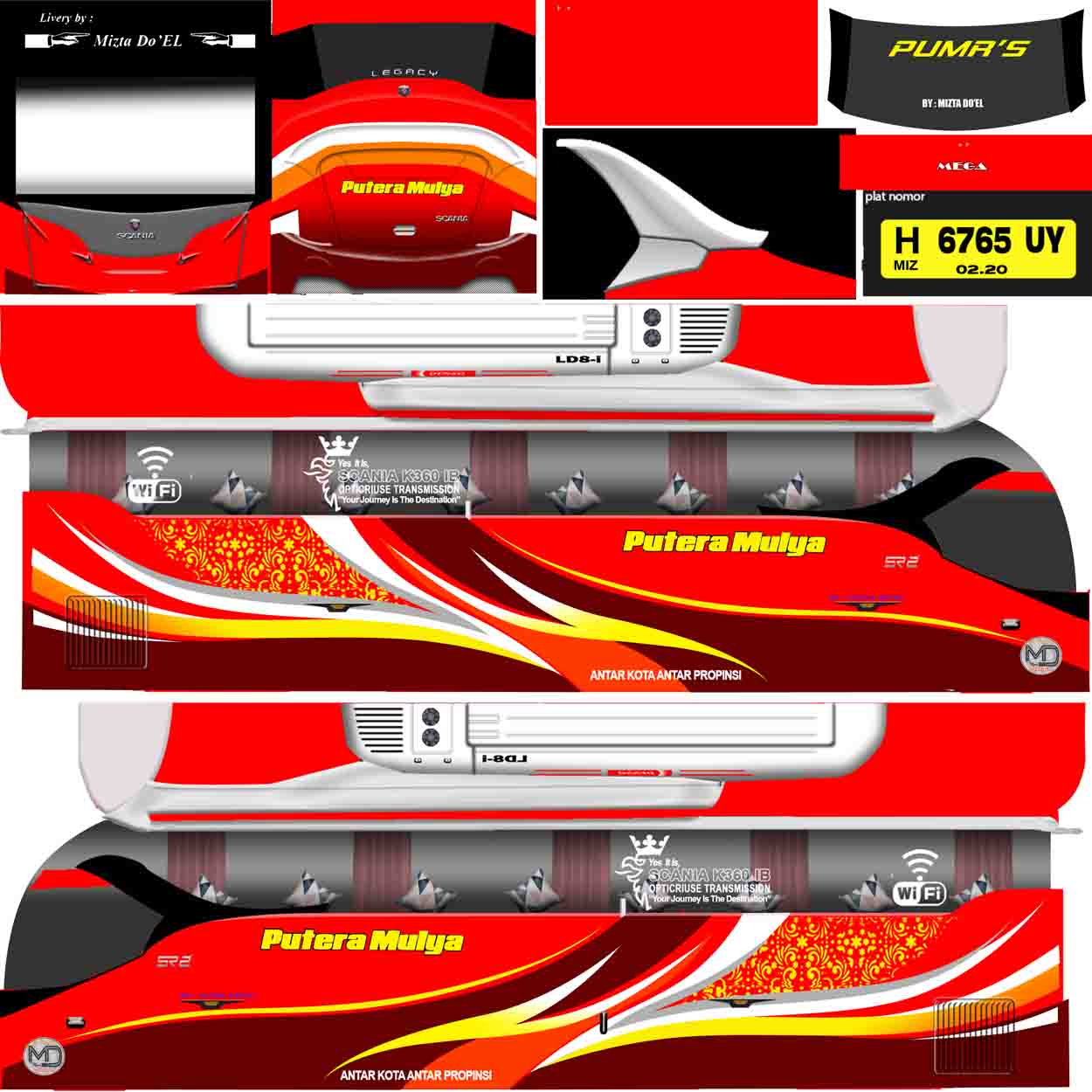 livery arjuna xhd