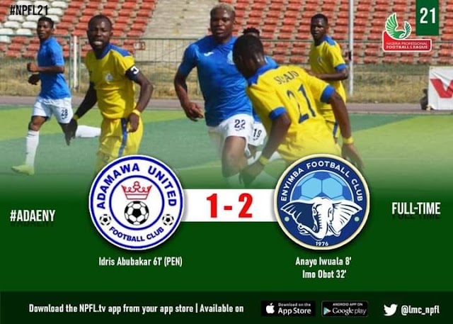 Enyimba beat Adamawa United in Bauchi, a Super Eagles star was available to watch the game