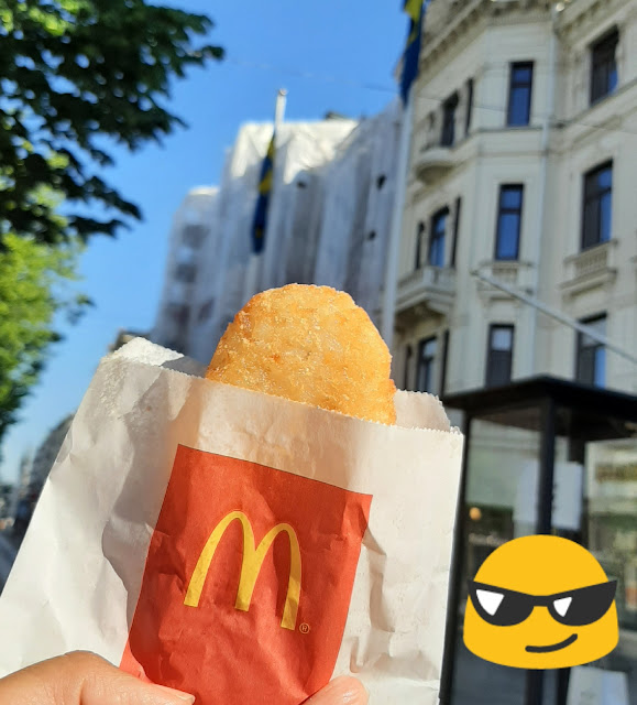 McDonald's breakfast hashbrown  in Sweden