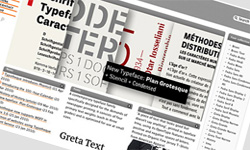 font driven website