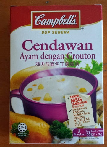 Cendawan ayam dengan crouton Campbell's - Yumida