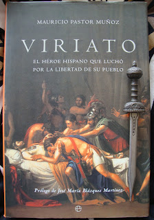 Portada del libro Viriato, de Mauricio Pastor Muñoz