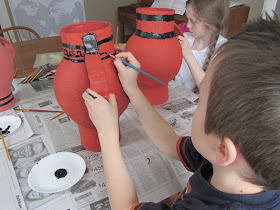 Greece Unit:  How to Make a Grecian Urn-The Unlikely Homeschool