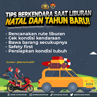 Tips Berkendara Saat Liburan Natal Dan Tahun Baru