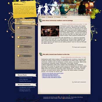 Funhouse blogger template. converted WordPress to Blogger template. template tech for blog