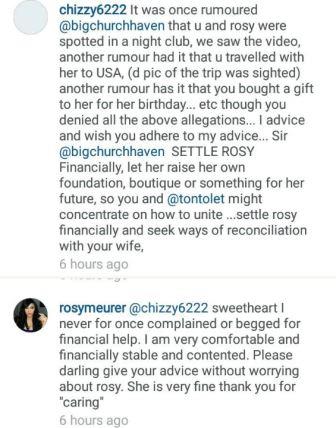 Rosy Meurer And Olakunle Churchill Reply Trolls Blasting Them Because Of Tonto