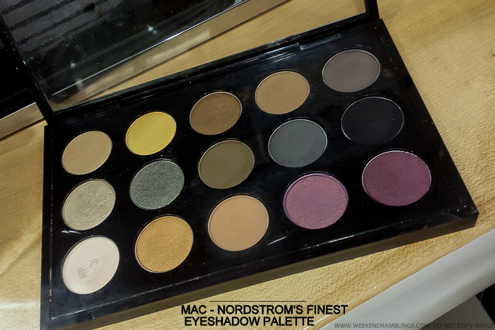 MAC - Nordstrom's Finest Eyeshadow x 15 Palette - Swatches