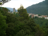 Sant Quirze Safaja des del camí del mas Torroella