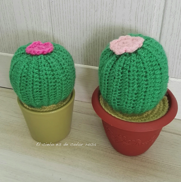 cactus a ganchillo y crochet