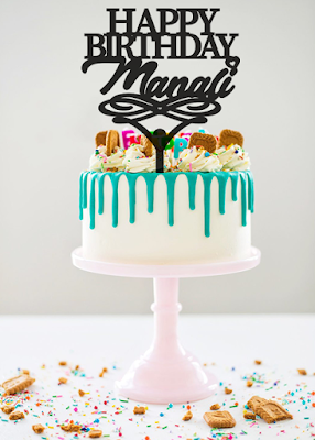 Happy Birthday cake topper