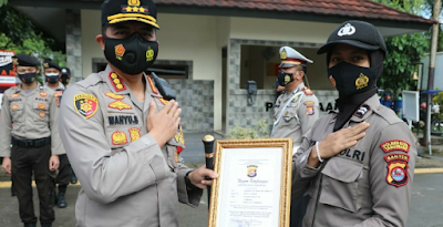 Berprestasi, 44 Personel Polresta Tangerang Diberi Penghargaan