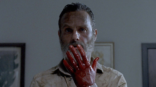 Rick Grimes (Andrew Lincoln) nell'episodio 5