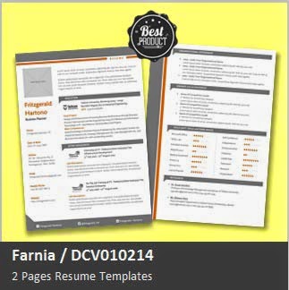 Surat Lamaran Kerja: Farnia - Contoh CV / Resume Template 