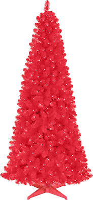 really hot pink Christmas tree