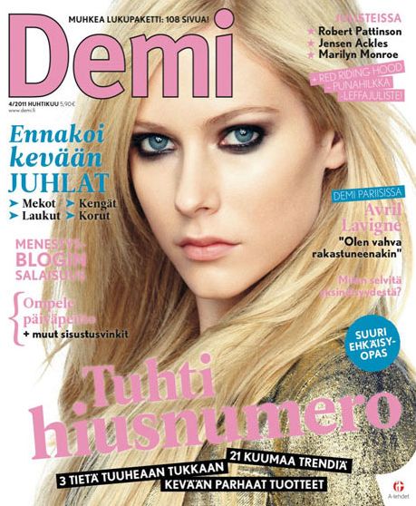  avril lavigne magazine covers