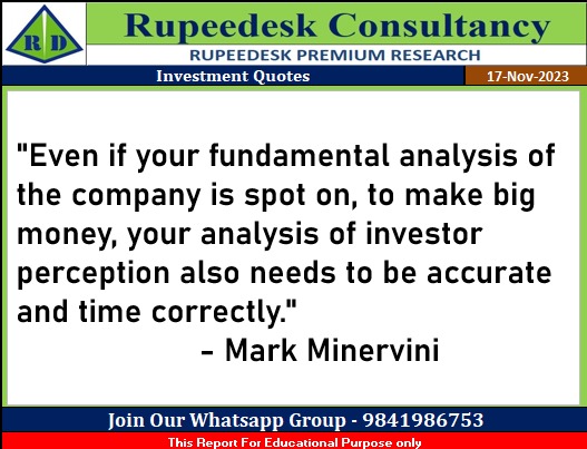 Investment Quotes - Mark Minervini