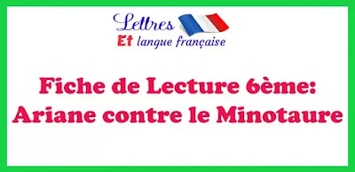 Fiche de Lecture 6ème : Ariane contre le Minotaure