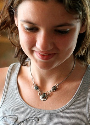 Fancy with necklace