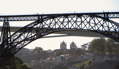 vista das pontes e da cidade do Porto
