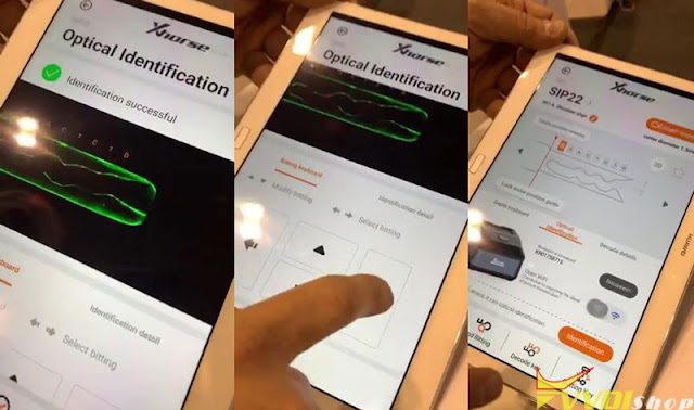 Xhorse Key Reader Decodes Fiat SIP22 Bitting 4