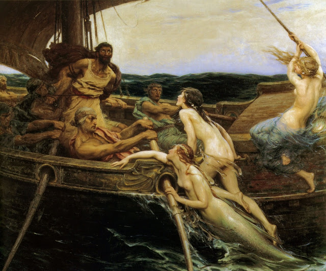 Ulysses,Sirens,Herbert James Draper