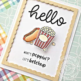 Sunny Studio Stamps: Fast Food Fun Fancy Frames Hello Punny Interactive cards by Franci Vignoli