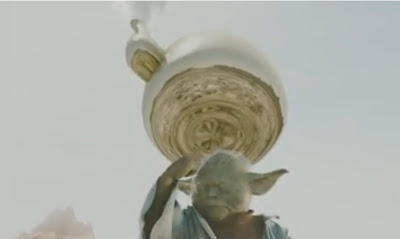 yoda en comercial de fideos ramen cup