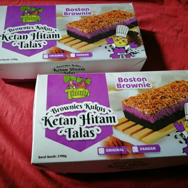 Brownies Kukus Ketan Hitam Talas, Si Hitam Manis Dari Talubi Bika Bogor 