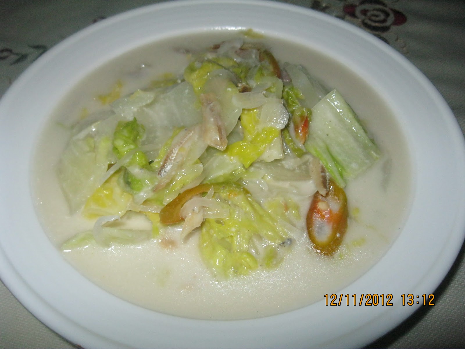 RESEPI CIKGU ANI: MASAK LEMAK KOBIS PANJANG