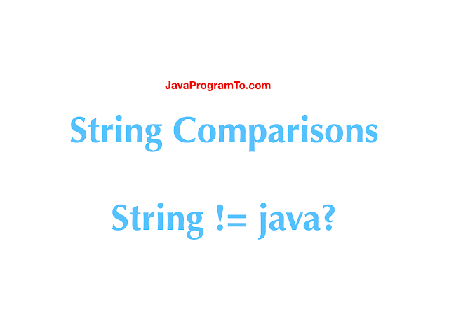 string-does-not-equal-java
