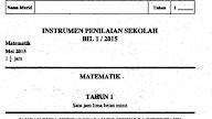 Soalan Peperiksaan Akhir Tahun Darjah 3 Bahasa Inggeris