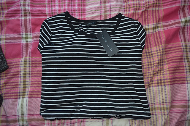 New Look black and white striped shirt