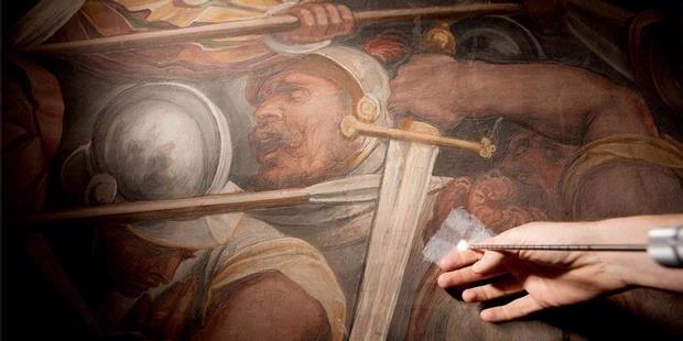 Penemuan Lukisan Da Vinci Di Balik Tembok