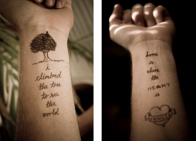 love sayings tattoos