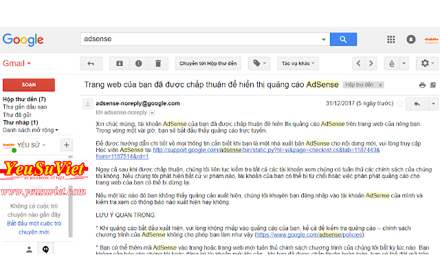 hướng dẫn đăng ký google adsense 2018, yêu sử việt, sử việt, lịch sử việt nam