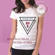 Kaos Kelas Anak Ipa Vii B Model Korea Pitoe Clothing