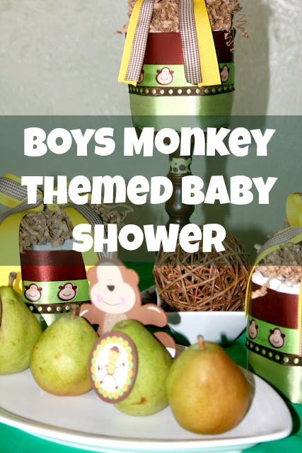 Boys Monkey Themed Baby Shower