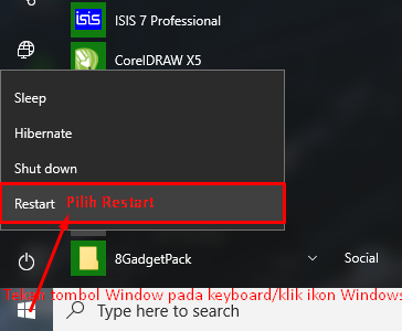 Disable Driver Signature Enforcement di Windows 10