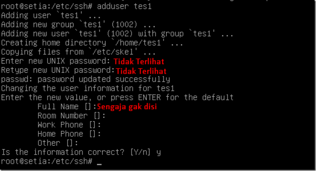 Konfigurasi SSH Server Linux Debian 7, 8 dan 9