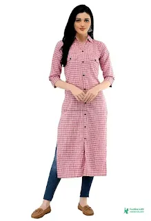 Indian Kurti Designs - Girls Kurti Designs 2023 - Kurti Collection Images - Ladies Kurti Designs - stylish kurti design - NeotericIT.com - Image no 24