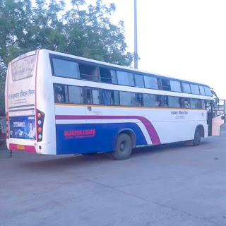 RSRTC Sleeper Bus. Barmer Depot
