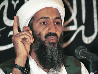 bin laden construction. leader Osama in Laden in