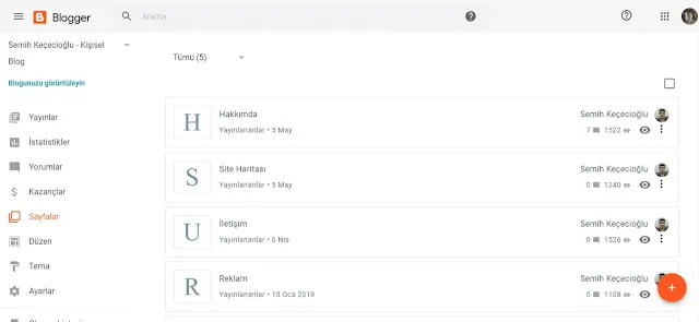 Blogger'da Mayıs 2020 itibarıyla gelen yeni güncellemeler hakkında bir yazı.