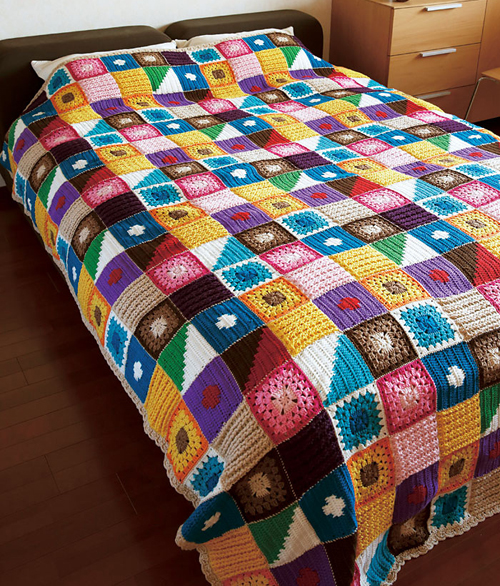 Kukka Bedspread - Free Pattern