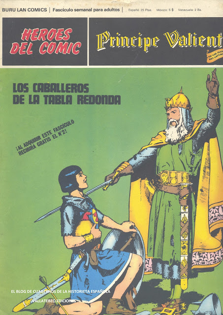 Príncipe Valiente 1. Editorial Buru Lan, 1972