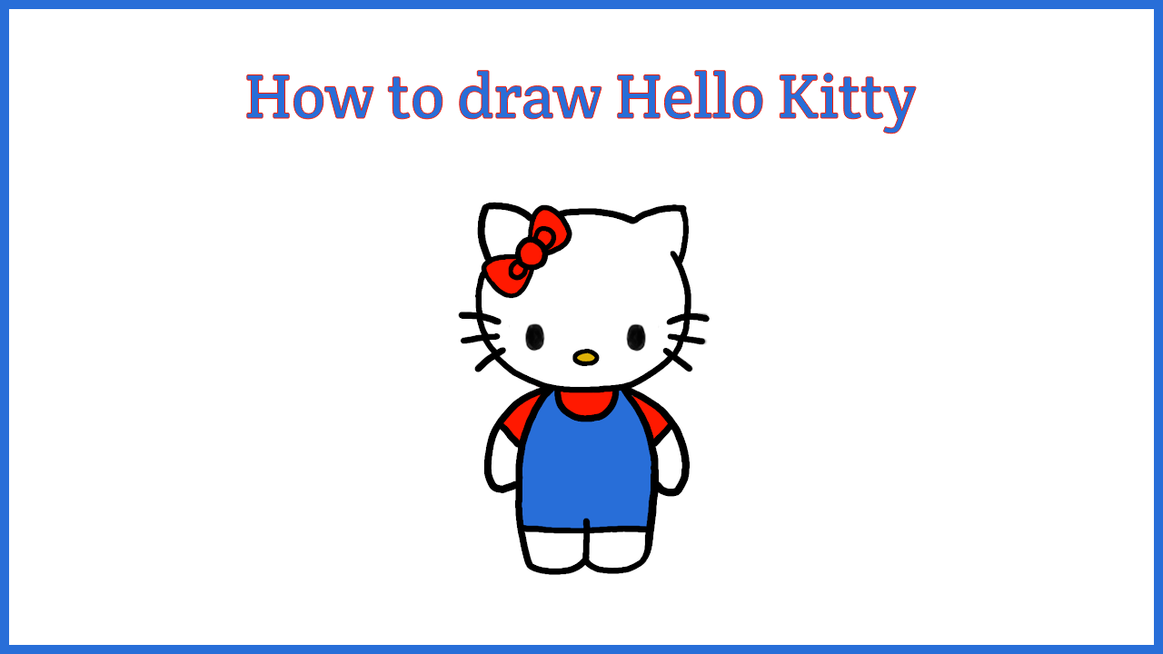 How to Draw a Hello Kitty – Emily Drawing