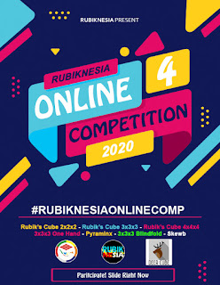 Kompetisi rubik online dari Rubiknesia dan bekerja sama dengan Deer Cube.