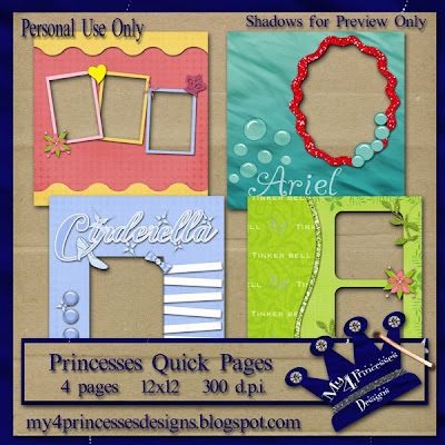 http://my4princessesdesigns.blogspot.com/2009/09/princesses-quick-pages.html