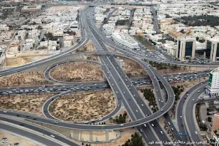 ميدان القاهرة الشهير في قلب العاصمة السعودية الرياض، صورة من وزارة النقل السعودية.