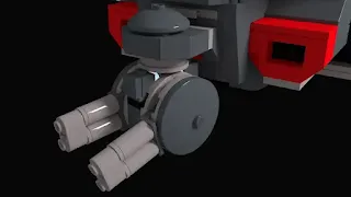 A 3D model for illustration of railgun